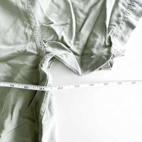 Quiksilver Edition Mens Camp Shirt Casual Button Down Green Regular Fit Medium - Picture 6 of 7